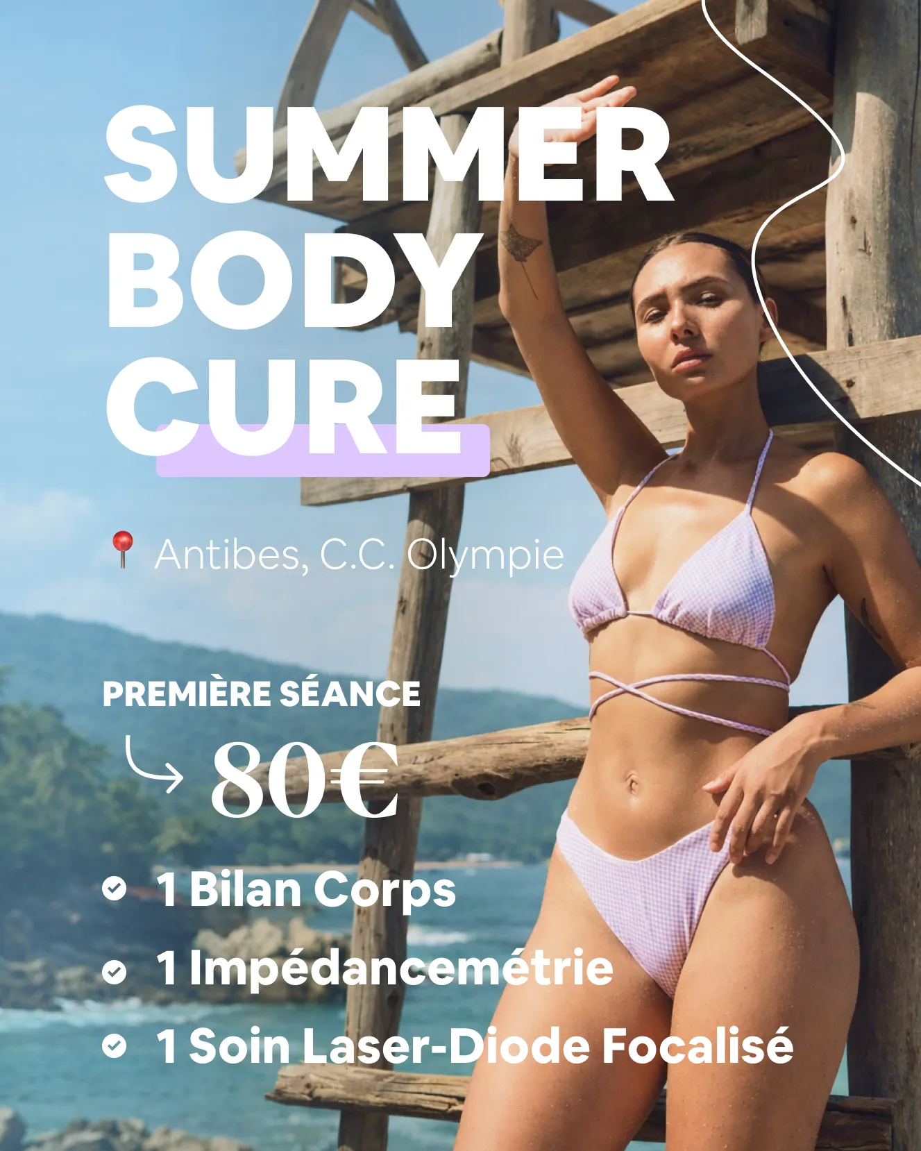 Publicité cure minceur été institut